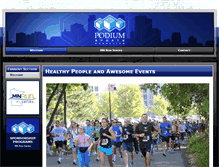 Tablet Screenshot of podiumsportsmarketing.com